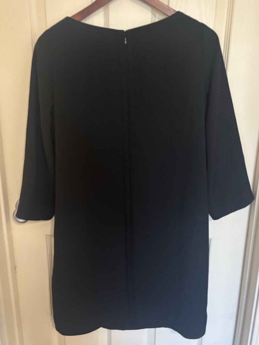 Vince Black Crepe Sheath Dress Size 8 interview outfit women workwear - Picture 5 of 6